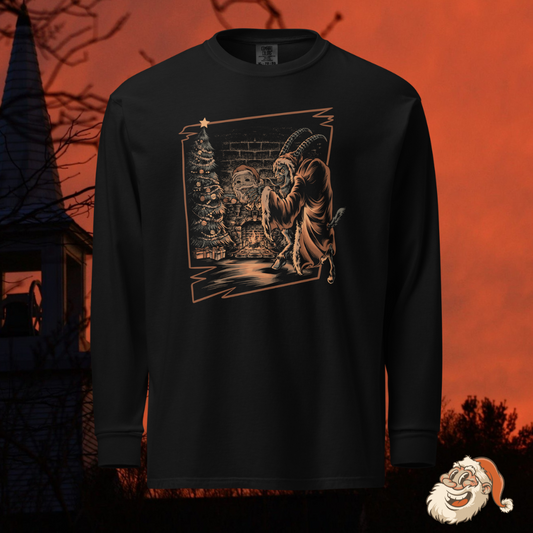 Krampus Holiday Long Sleeve – Gothic Christmas Shirt