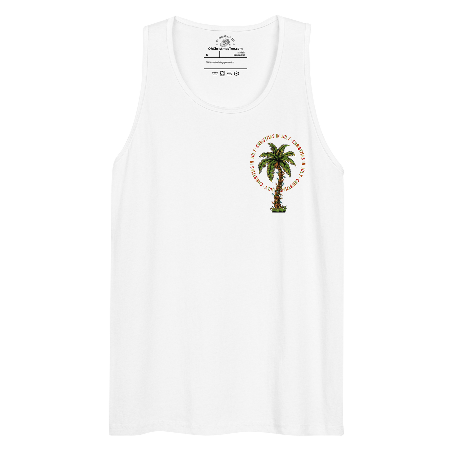 Christmas in July — Palm Tree Logo Tank