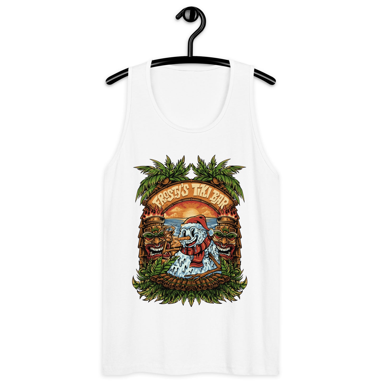 Frosty's Tiki Bar - Christmas in July Tank Top