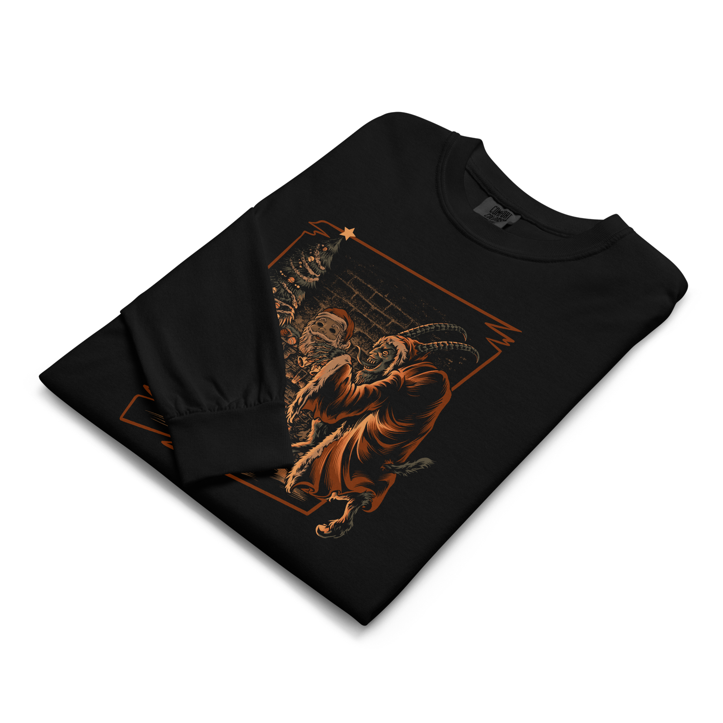 Krampus Holiday Long Sleeve – Gothic Christmas Shirt