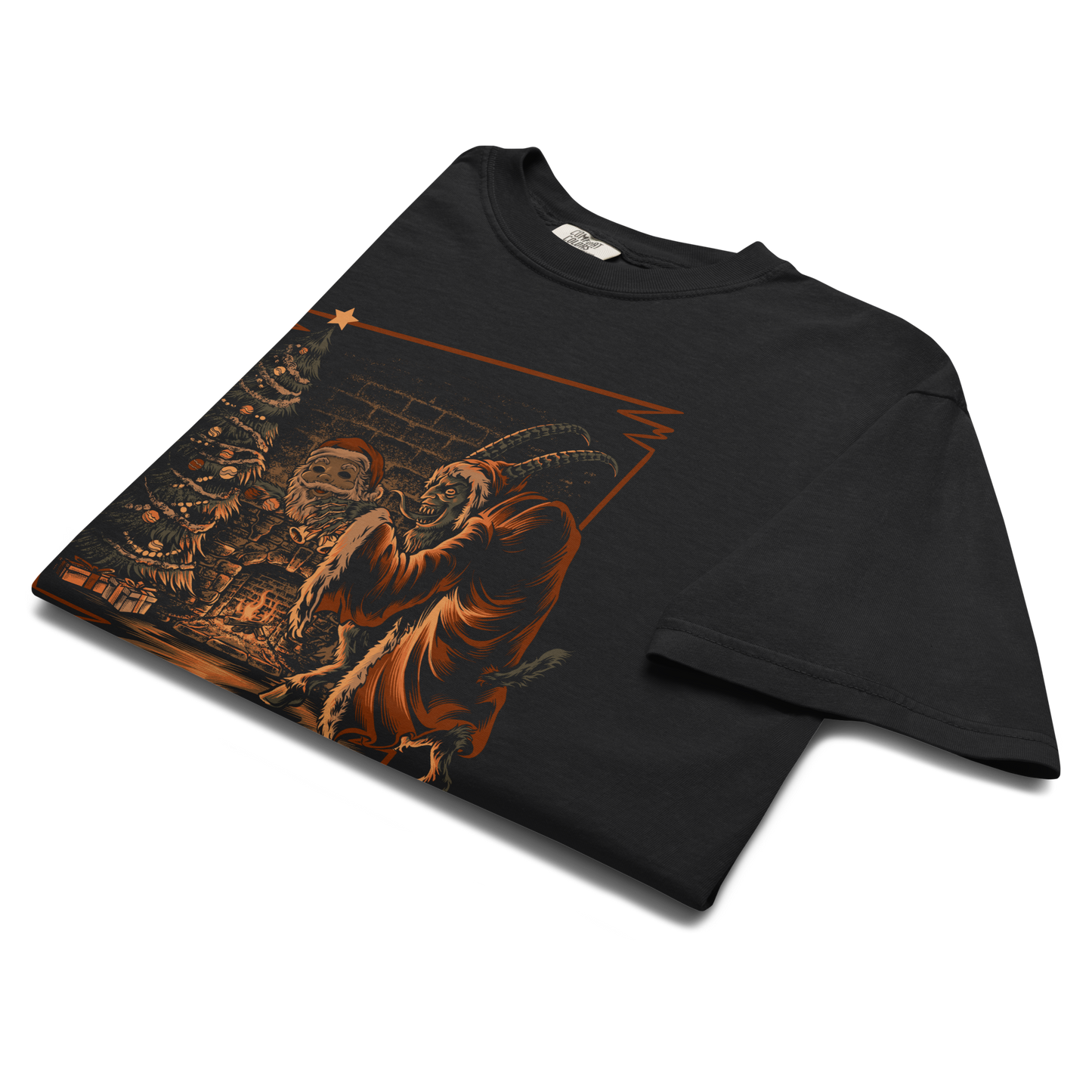 Krampus T-Shirt – Gothic Christmas Short Sleeve Tee