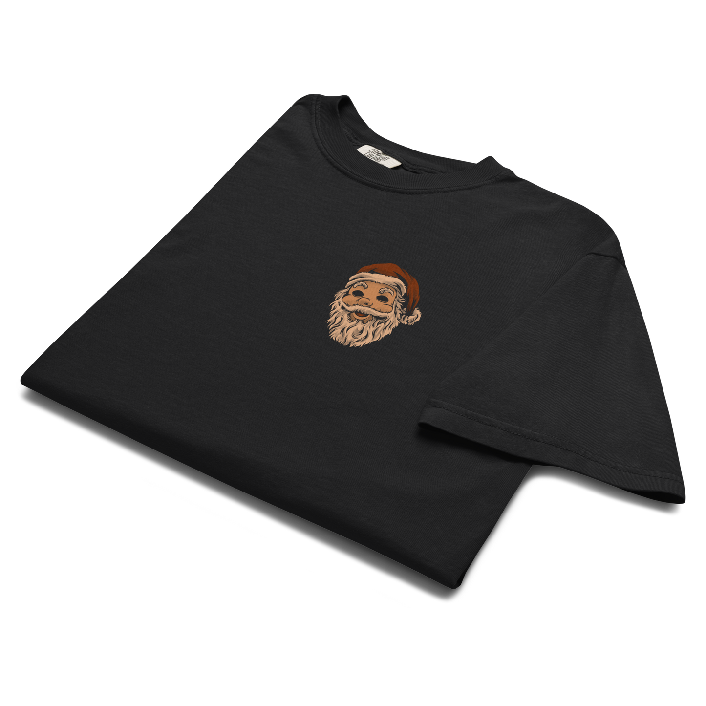Vintage Santa Mask Horror Tee – Retro Christmas T‑Shirt