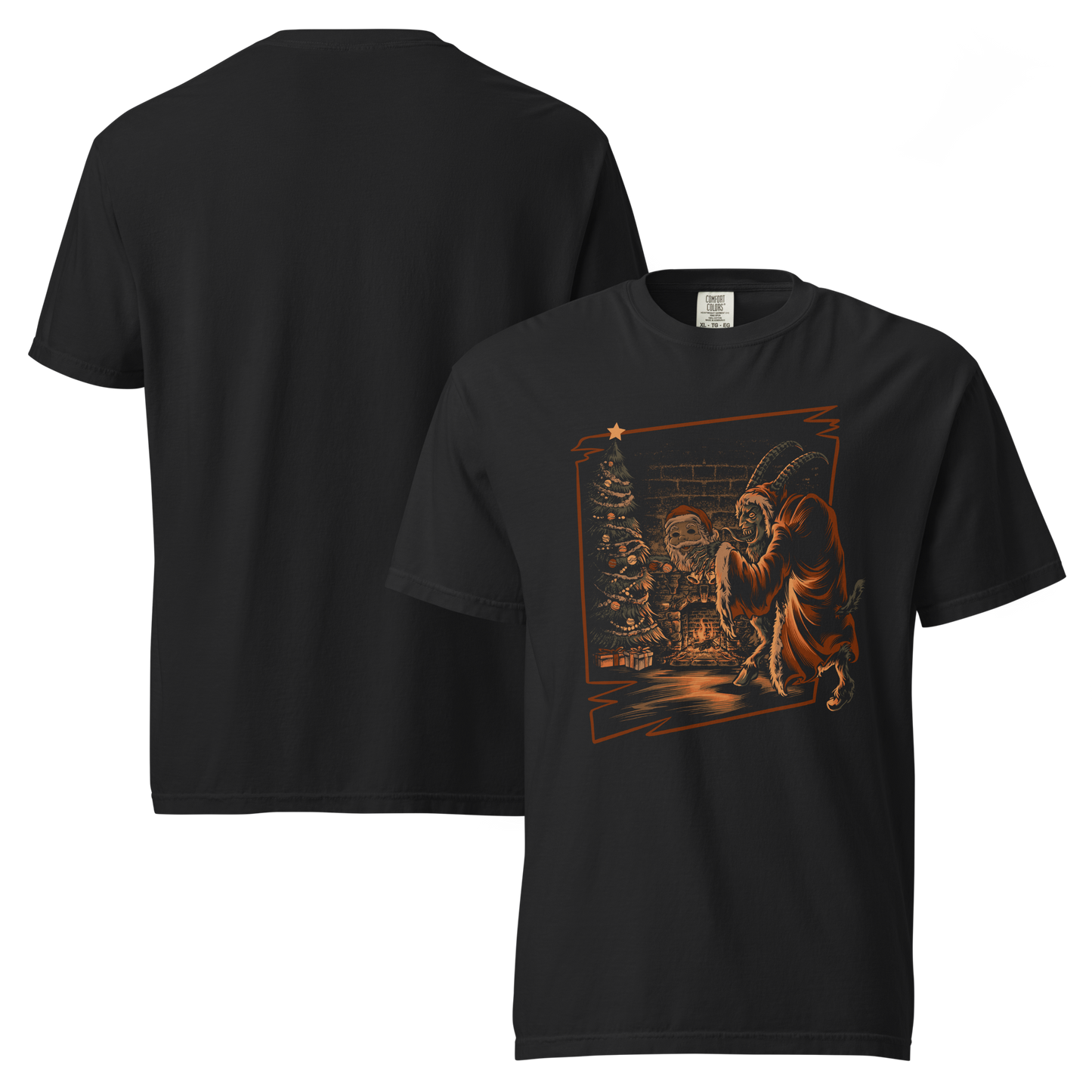 Krampus T-Shirt – Gothic Christmas Short Sleeve Tee