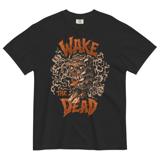 Wake The Dead Coffee T-Shirt (Front Print)