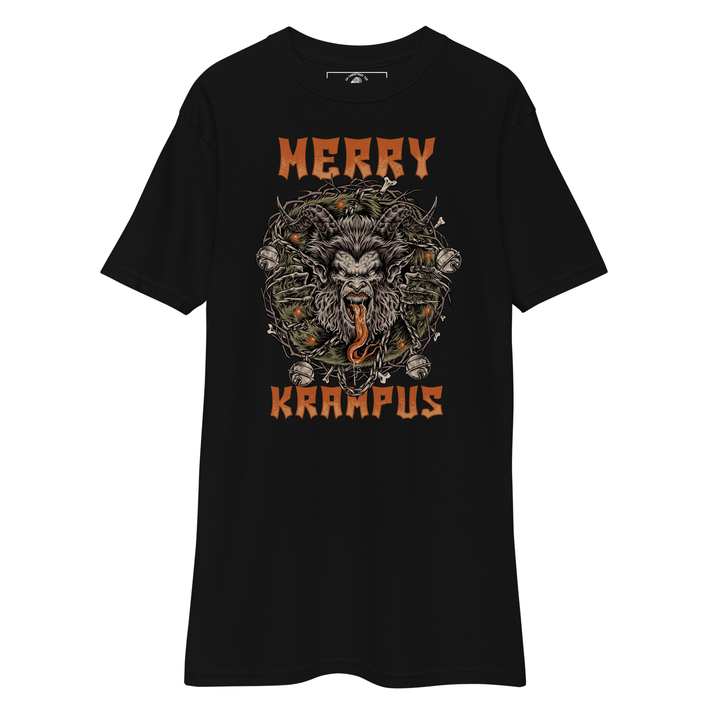 Merry Krampus Tee: Yuletide Horror is Coming to Town