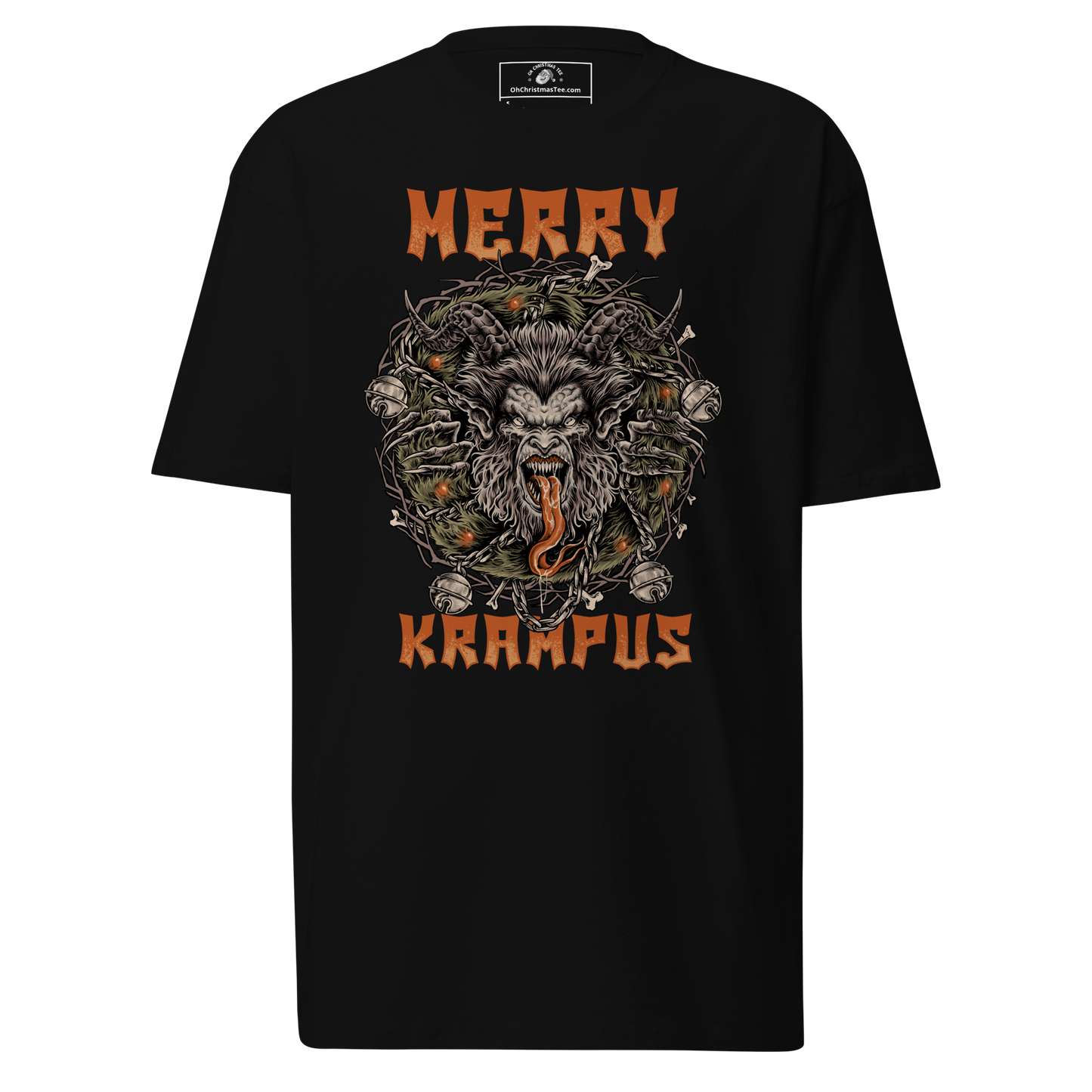Merry Krampus Tee: Yuletide Horror is Coming to Town