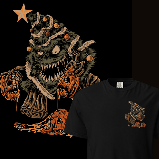 Carvin' Pumpkins Christmas T-Shirt