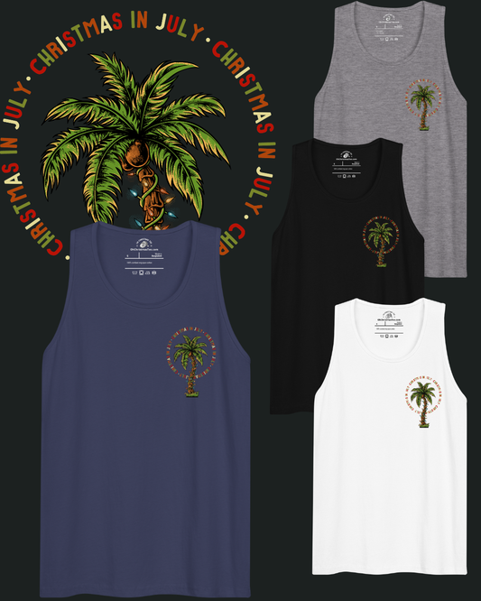 Christmas in July — Palm Tree Logo Tank