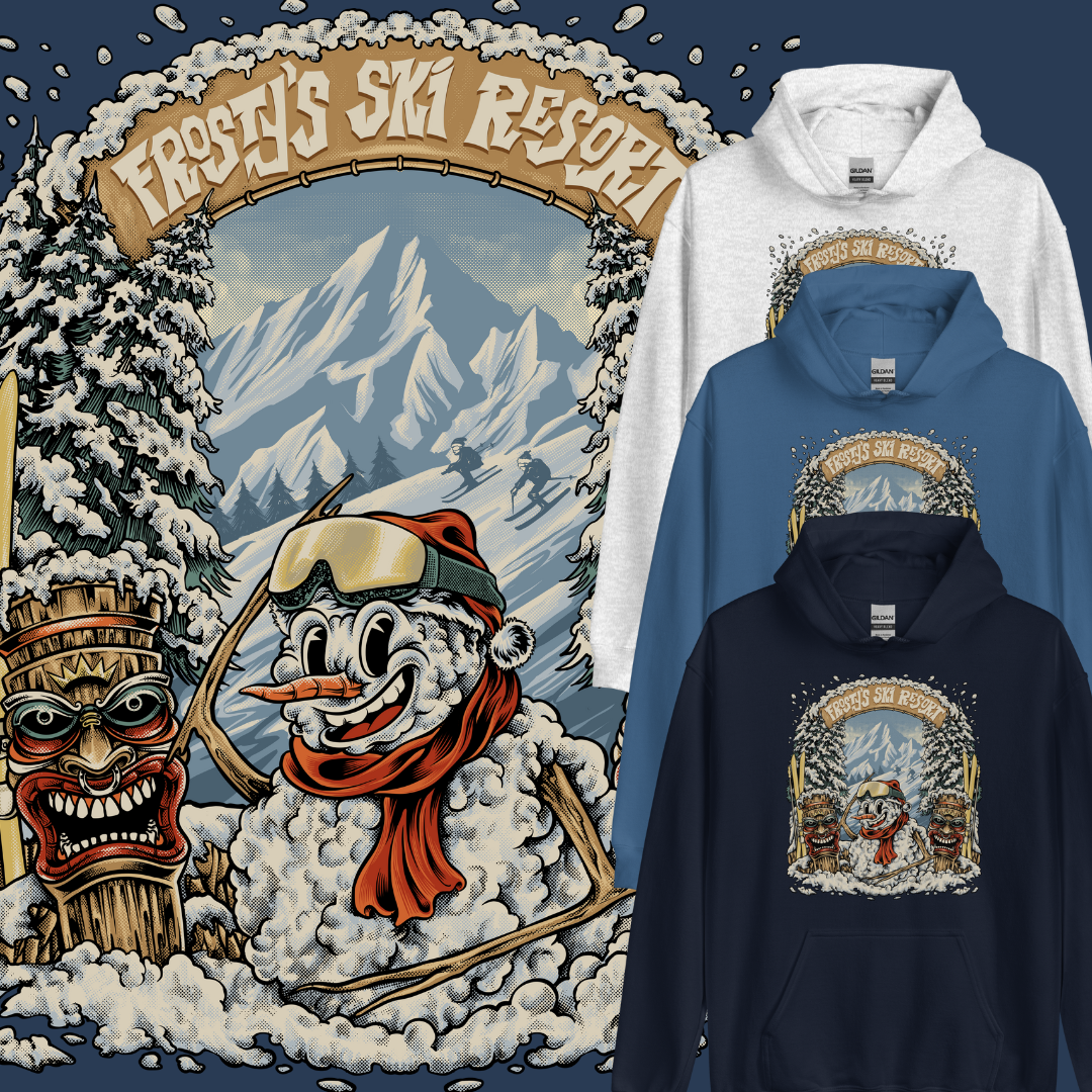 Frosty’s Ski Resort Premium Hoodie