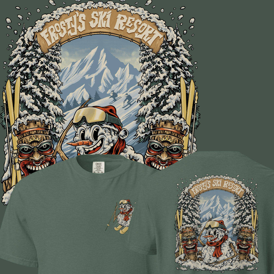 Frosty's Ski Resort Double Sided Tee