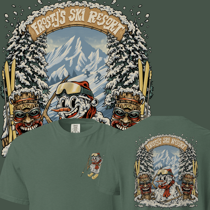 Frosty's Ski Resort Double Sided Tee