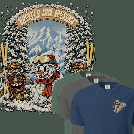 Frosty's Ski Resort Double Sided Tee