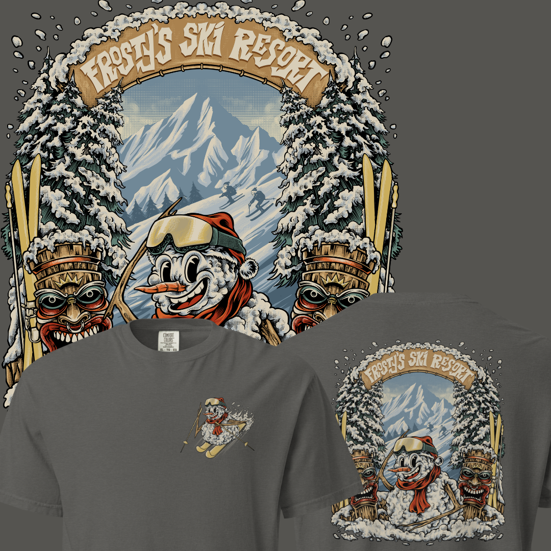 Frosty's Ski Resort Double Sided Tee