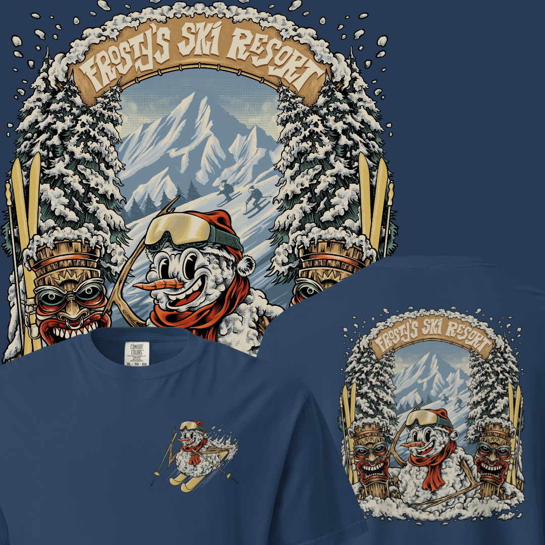 Frosty's Ski Resort Double Sided Tee