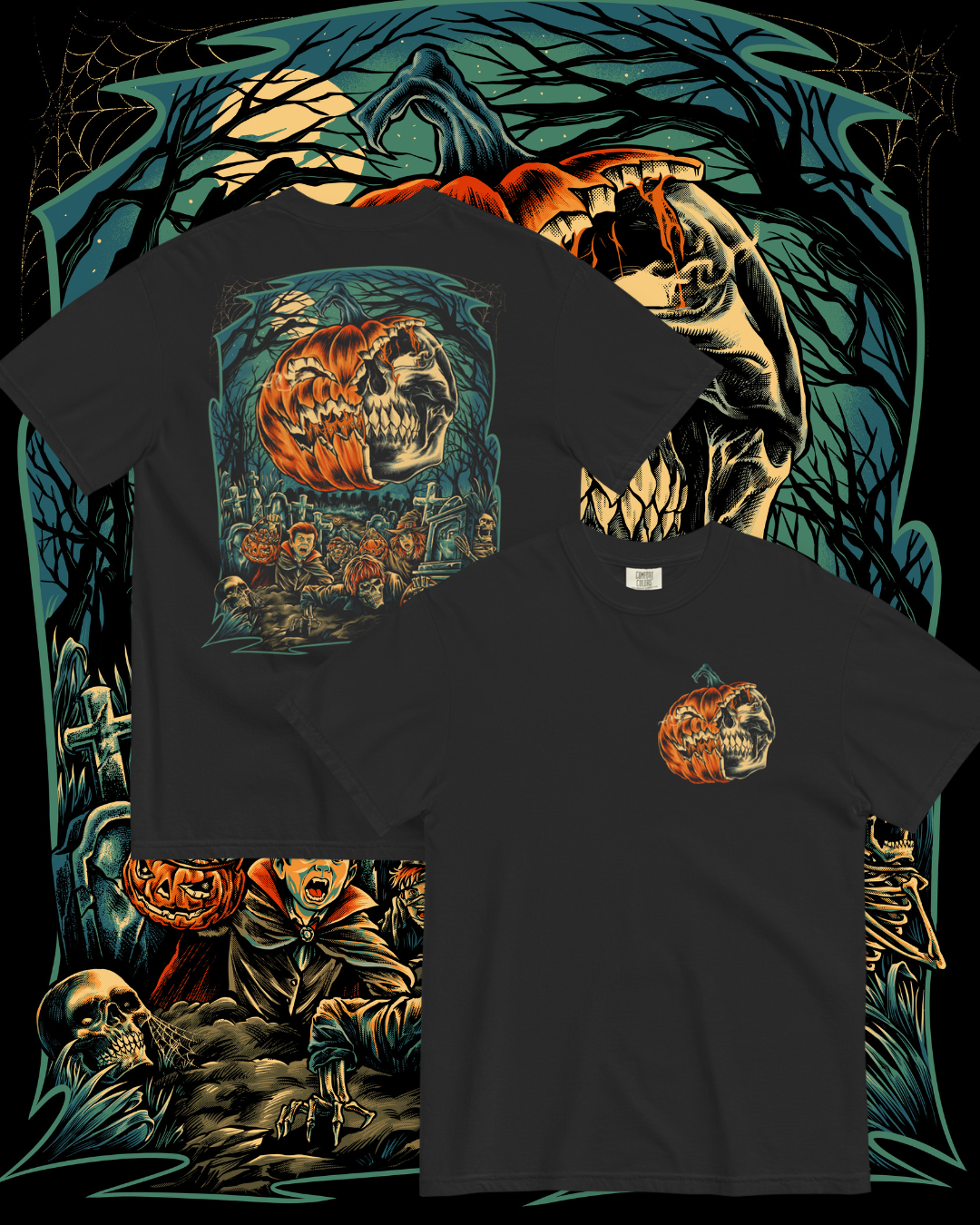 Halfway to Halloween: The Graveyard Divide – Double-Sided