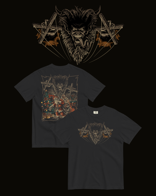 The Puppet Master | Krampus & Santa Double Sided Graphic Tee