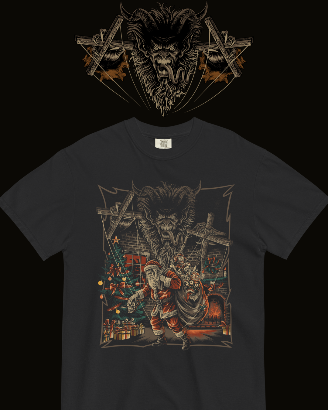 The Puppet Master | Krampus & Santa Graphic Tee