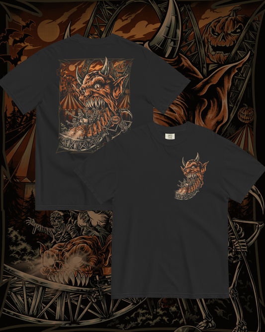 The Last Ride: Monster Coaster T-Shirt (Double-Sided)
