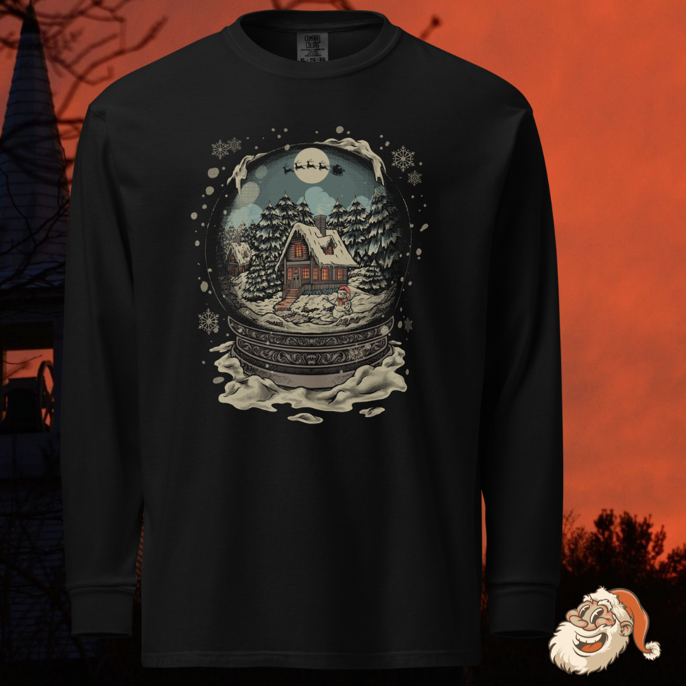 Christmas Snow Globe Long Sleeve Tee