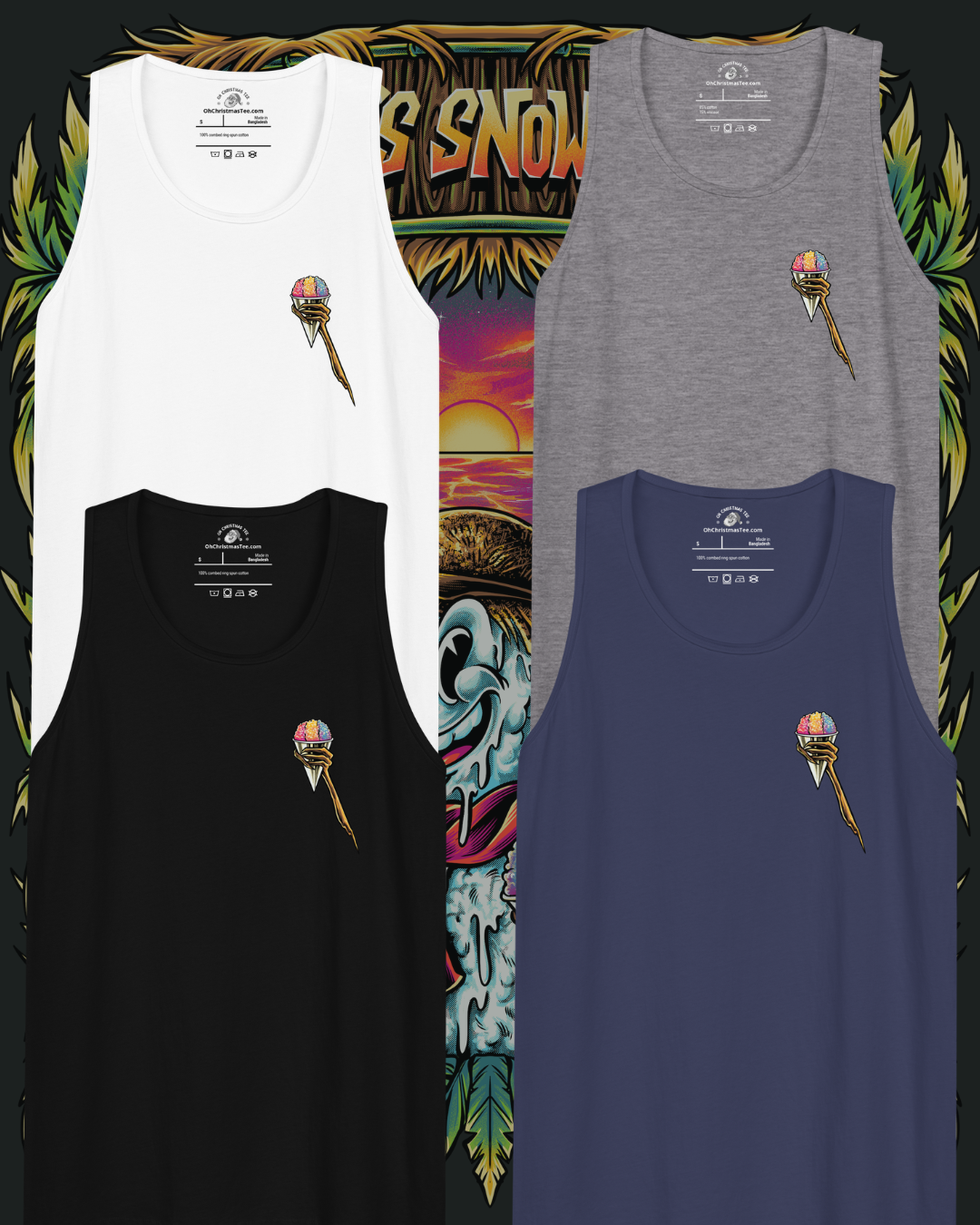 Frosty's Drip — Snow Cone Logo Tank
