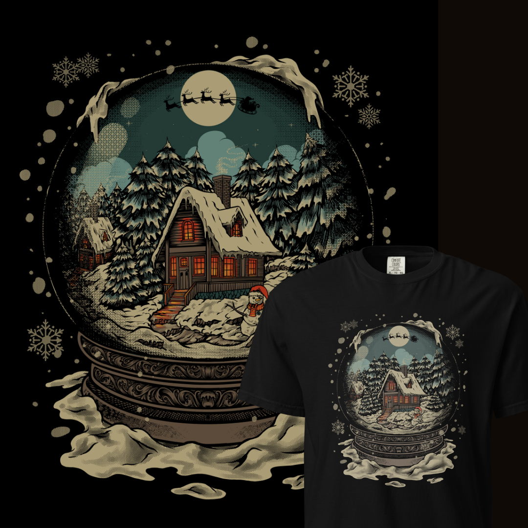 Christmas Snow Globe Tee