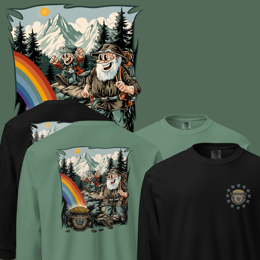 Leprechaun’s Trail – St. Patrick’s Day Long Sleeve Tee
