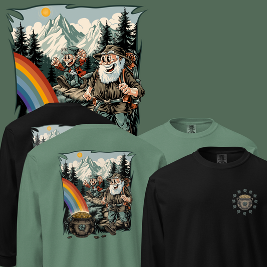 Leprechaun’s Trail – St. Patrick’s Day Long Sleeve Tee