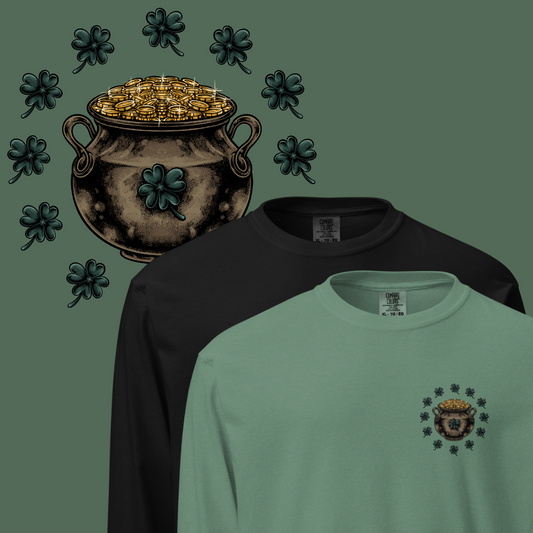 Lucky Pot O’ Gold – St. Patrick’s Day Long Sleeve Tee