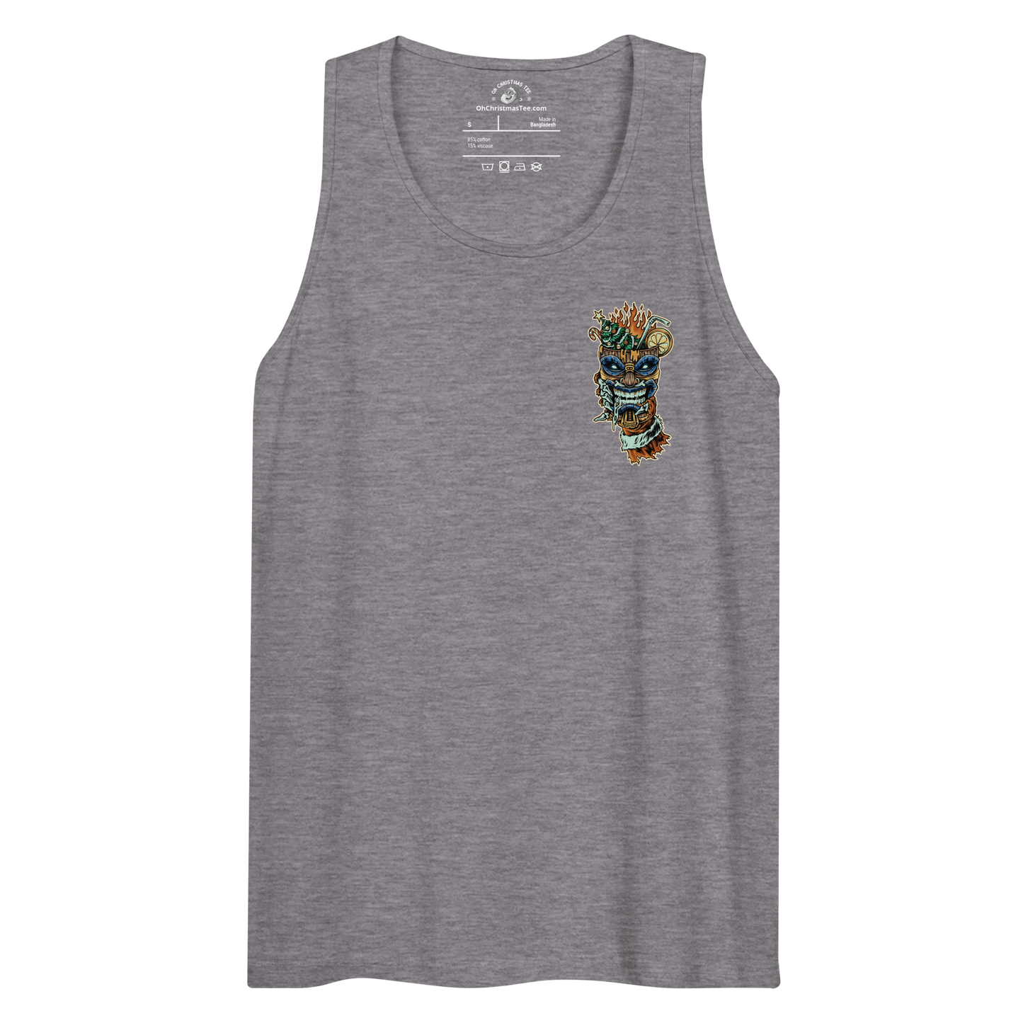 Tiki Noel — Christmas Tiki Logo Tank