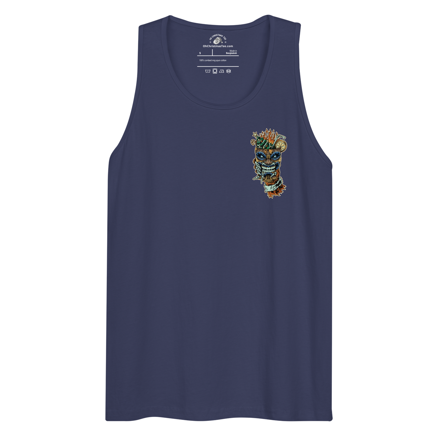 Tiki Noel — Christmas Tiki Logo Tank