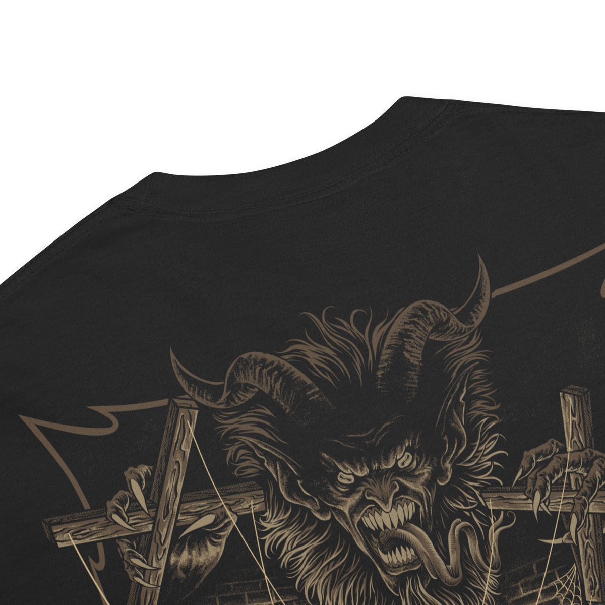 The Puppet Master | Krampus & Santa Double Sided Graphic Tee