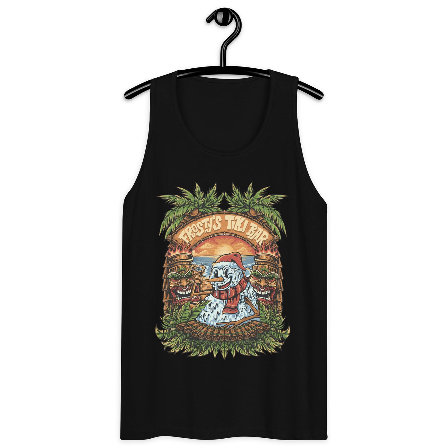 Frosty's Tiki Bar - Christmas in July Tank Top