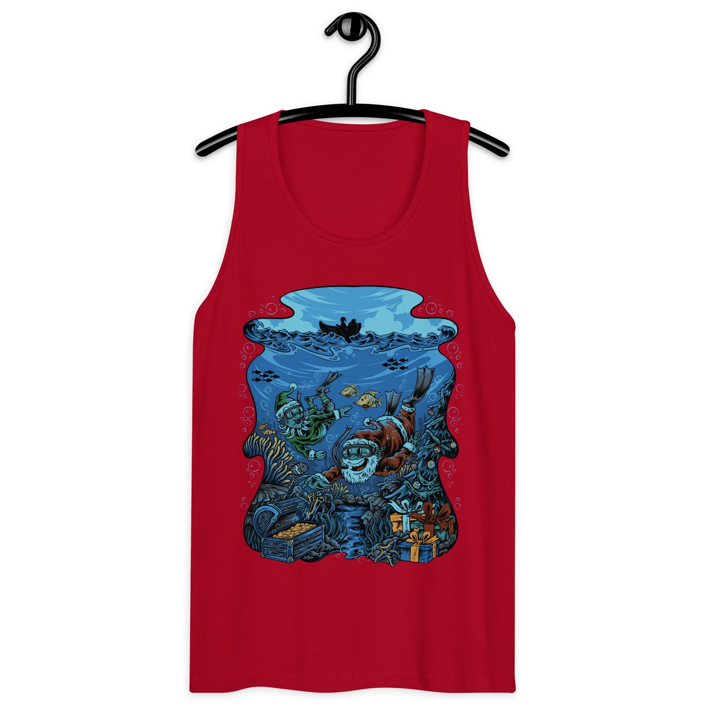 Snorkeling Santa Tank