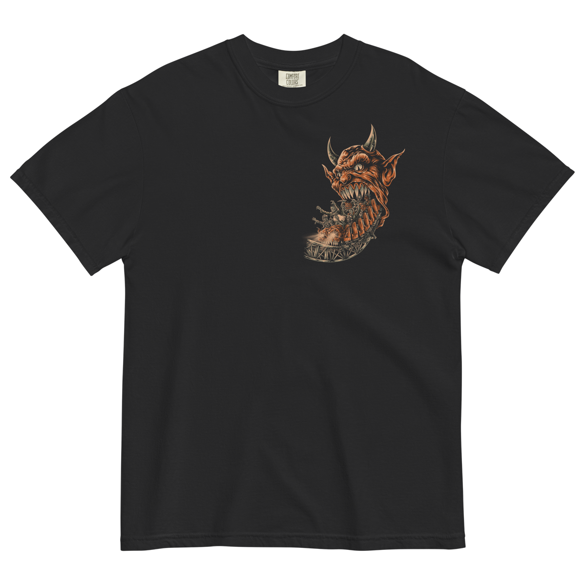The Last Ride: Monster Coaster T-Shirt (Double-Sided)