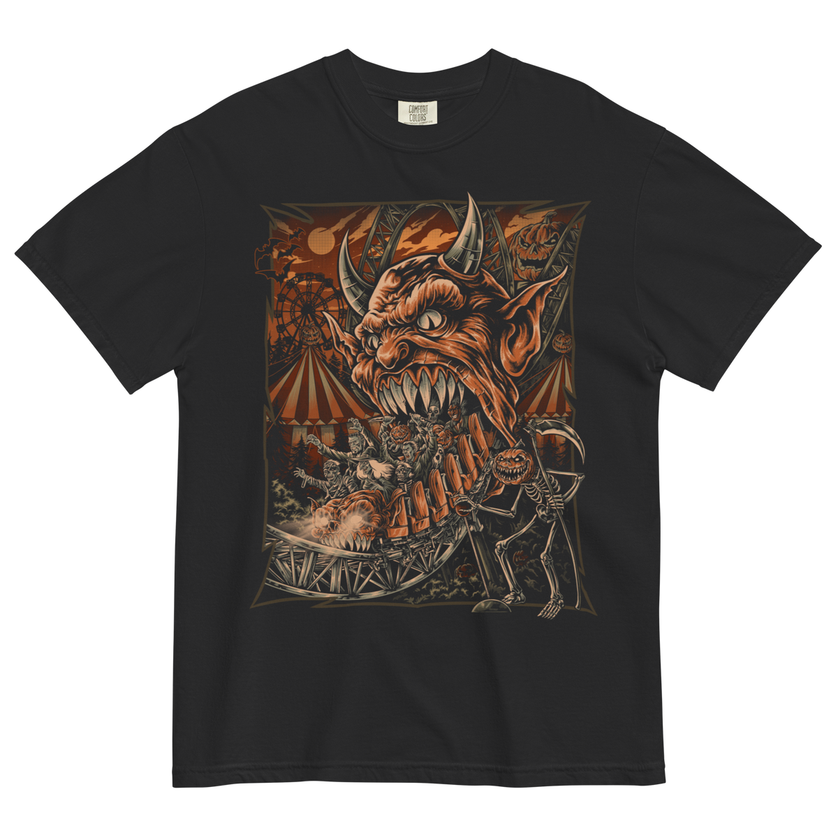 The Last Ride: Monster Coaster Horror T-Shirt