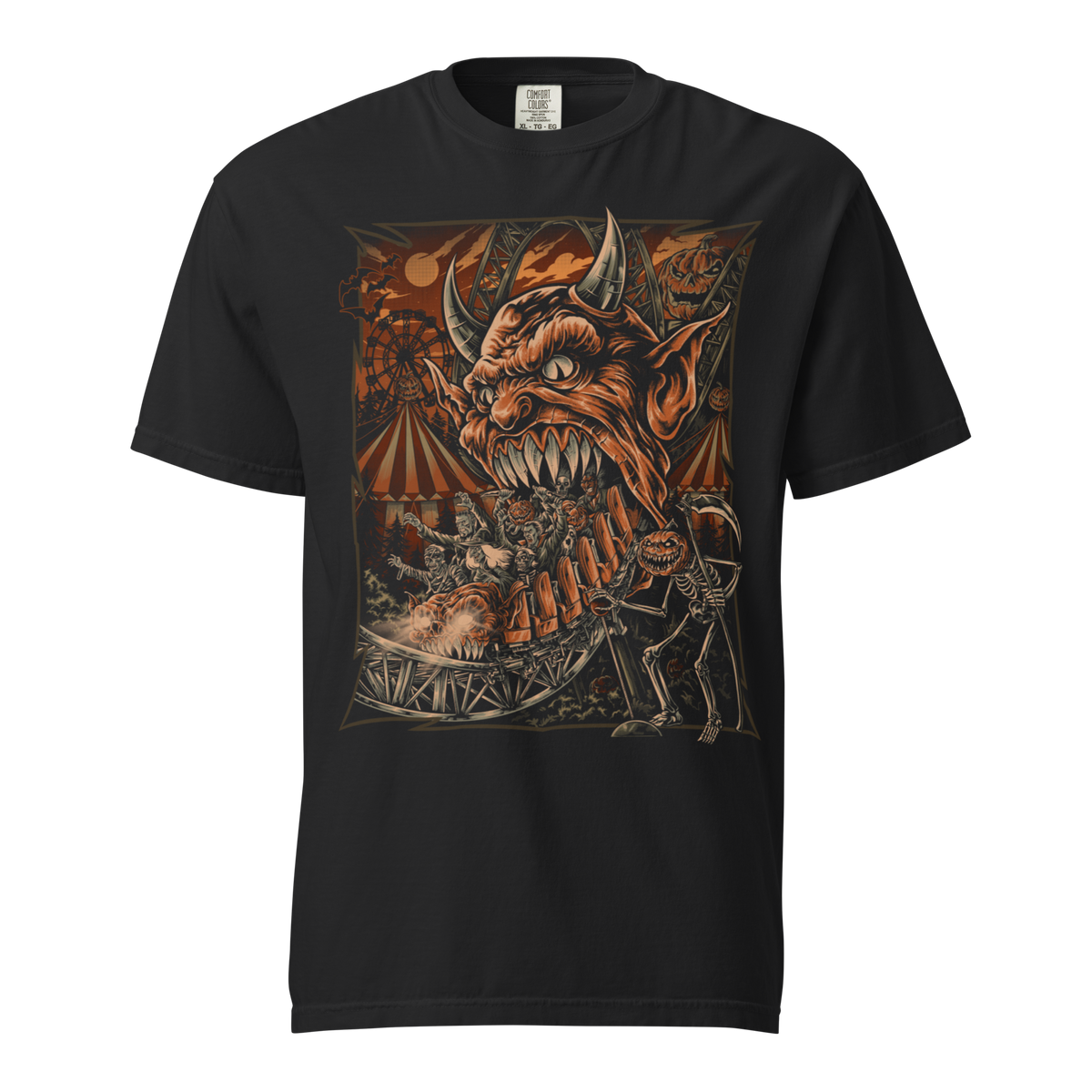 The Last Ride: Monster Coaster Horror T-Shirt