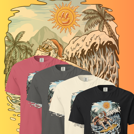Santa’s Hang Ten Tee