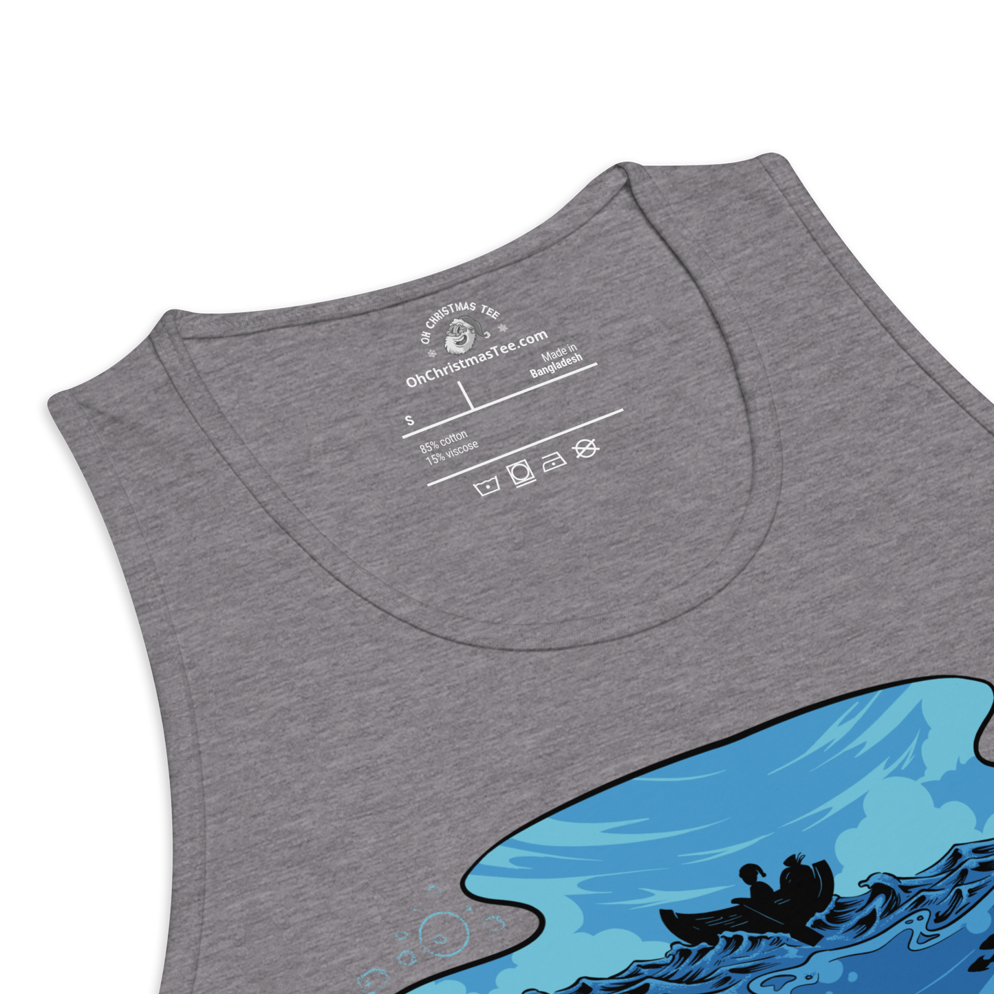 Snorkelin' Santa Tank: Reef's Greetings