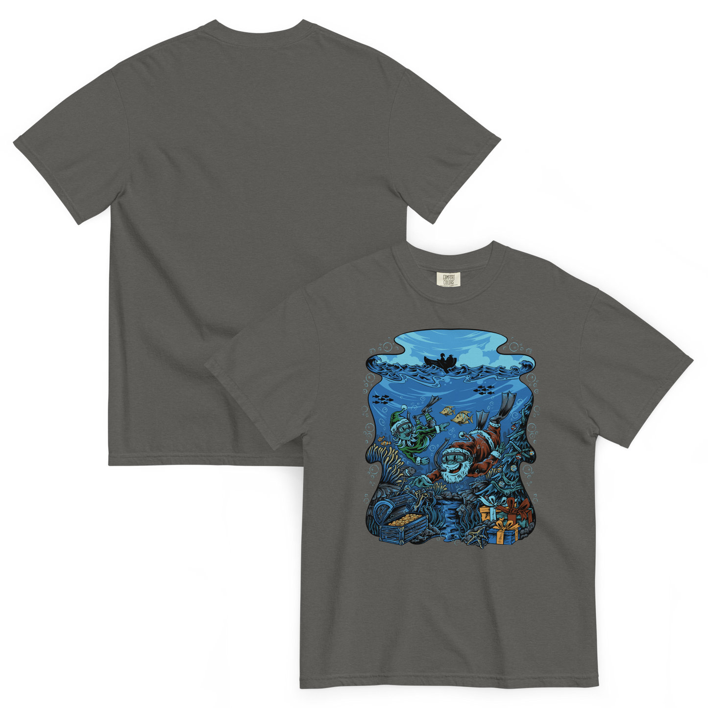 Snorkelin' Santa: Reef's Greetings Tee