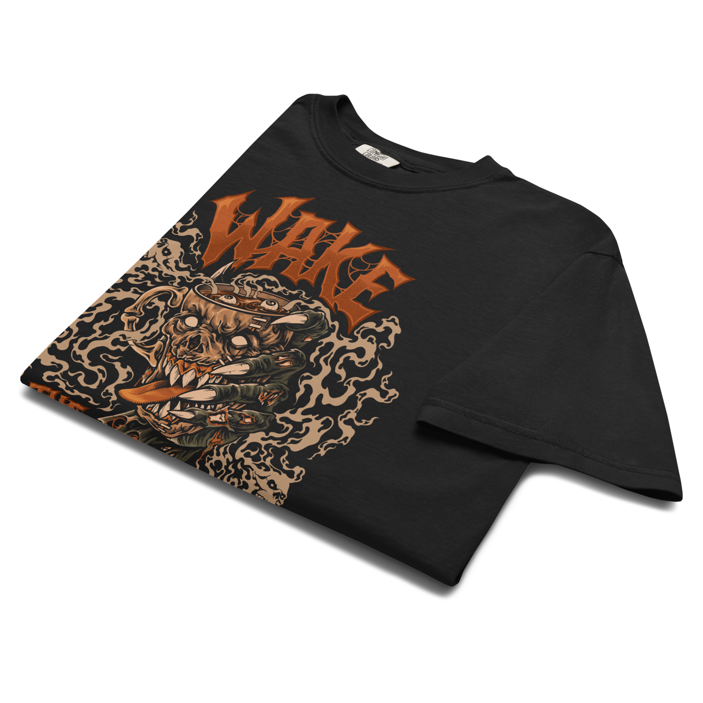 Wake The Dead Coffee T-Shirt (Front Print)