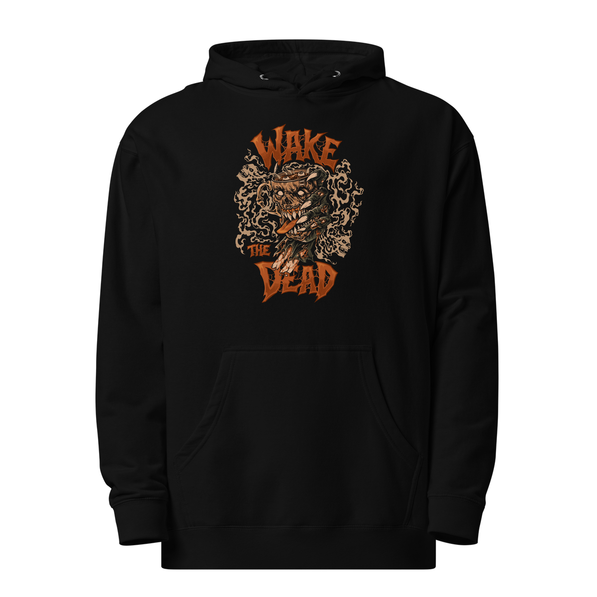 Wake The Dead Coffee Hoodie | Midweight Graphic Pullover